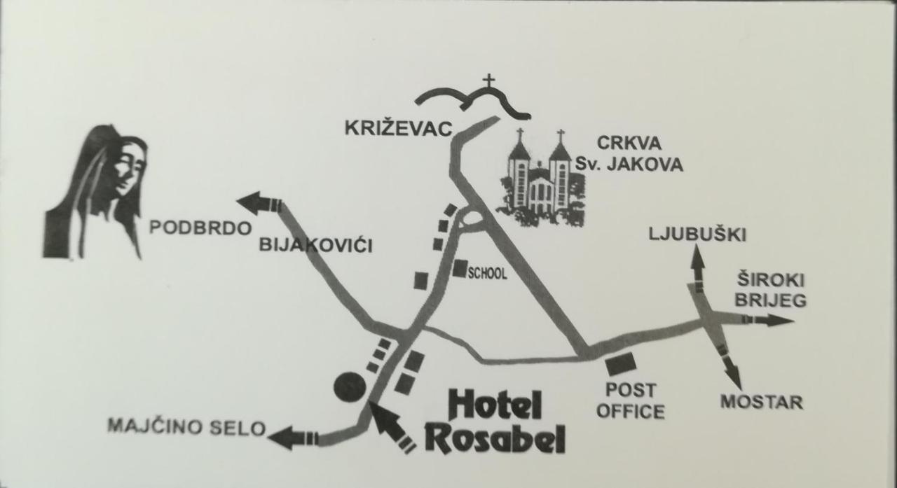 Hotel Rosabel Medjugorje Ngoại thất bức ảnh